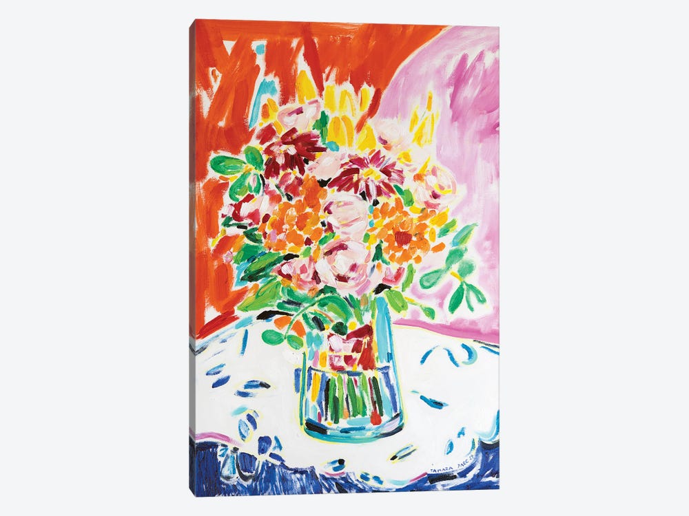 Colorful Bouquet by Tamara Jare 1-piece Canvas Art