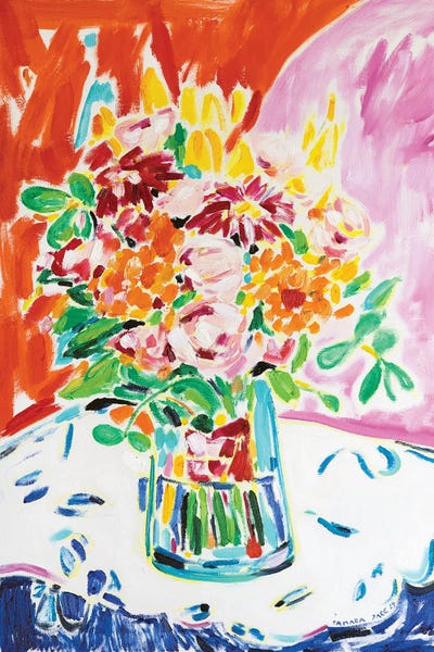 Artists Like Matisse: Colorful Bouquet by Tamara Jare