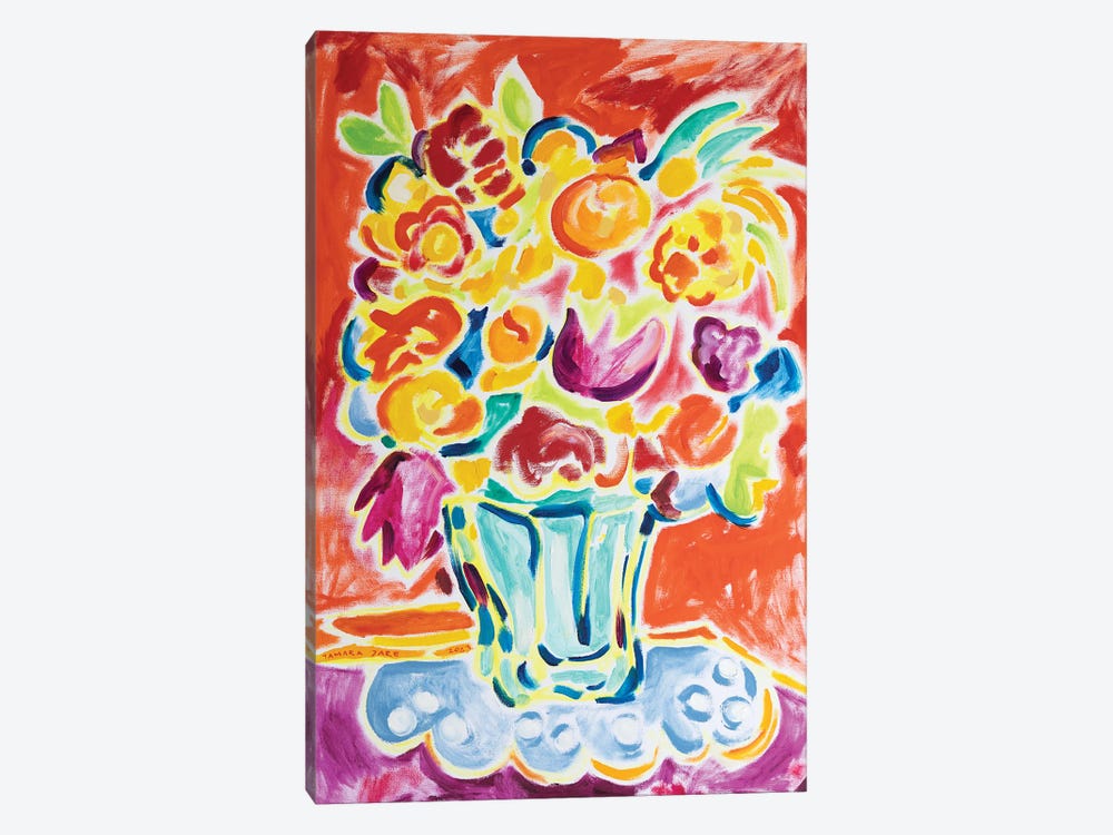 Colorful Bouquet II by Tamara Jare 1-piece Canvas Art Print