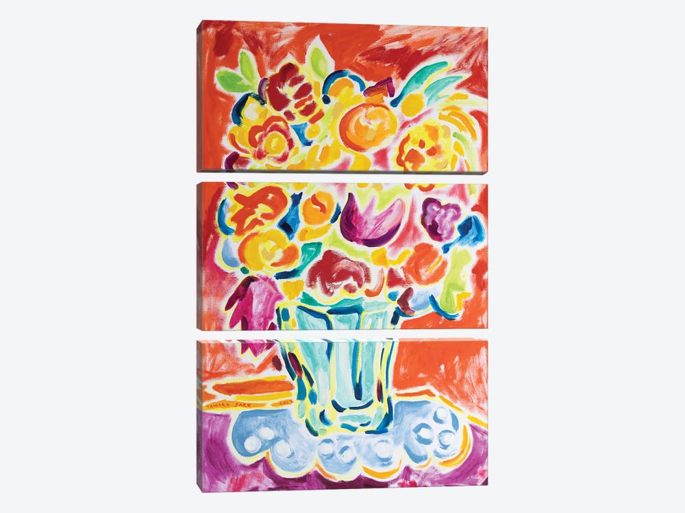 Colorful Bouquet II by Tamara Jare 3-piece Art Print