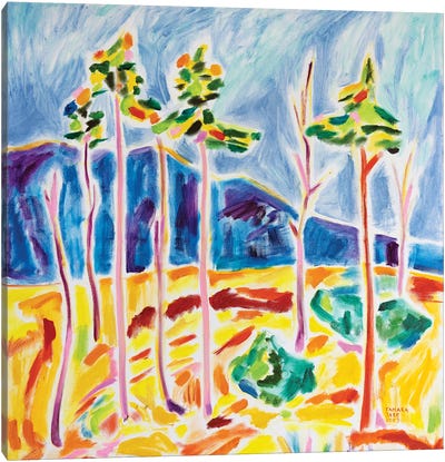 Forest No VI Canvas Art Print - Tamara Jare