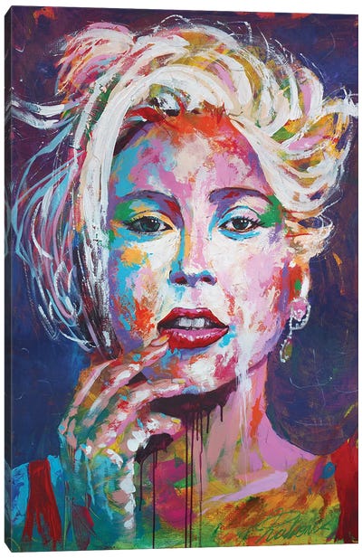 Lady Gaga I Canvas Art Print - Tadaomi Kawasaki
