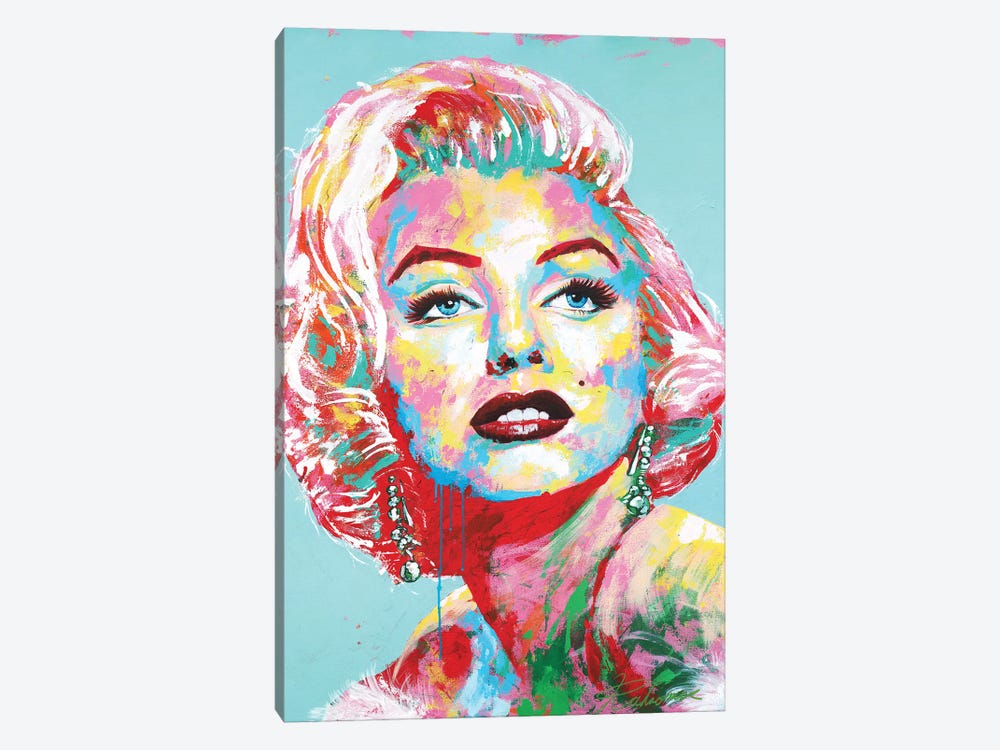 Marilyn Monroe II by Tadaomi Kawasaki 1-piece Canvas Print
