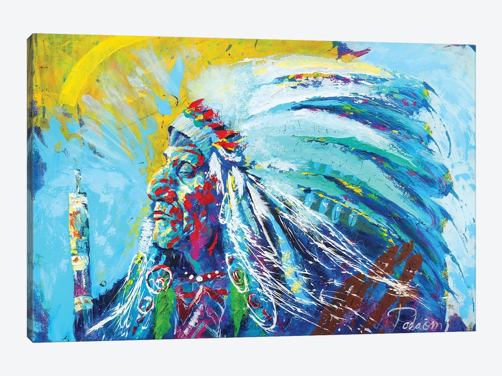 Native American by Tadaomi Kawasaki 1-piece Canvas Print