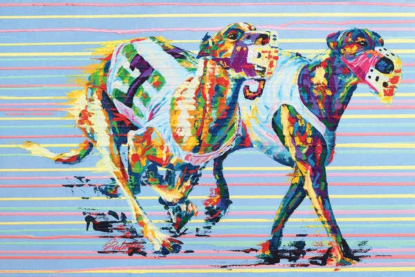 Italian Greyhounds: Whippet - Speed Series by Tadaomi Kawasaki