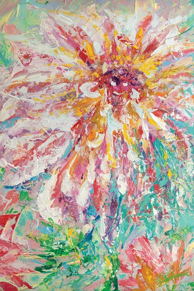 Dahlias: Abstracted Dahlia by Tadaomi Kawasaki