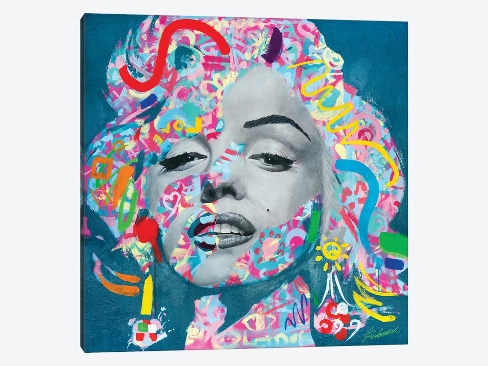 Marilyn Monroe V by Tadaomi Kawasaki 1-piece Canvas Artwork