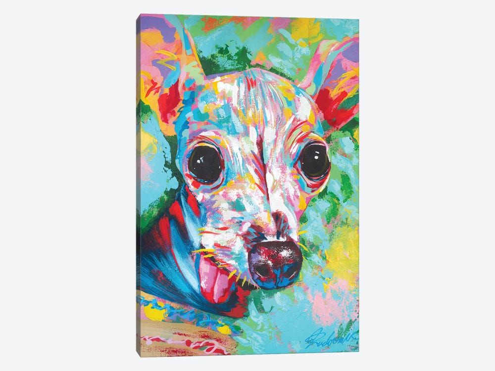 Italian Greyhound 06 by Tadaomi Kawasaki 1-piece Canvas Art