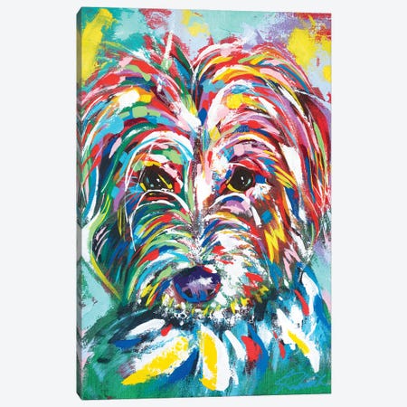 Dog I Canvas Print #TKA45} by Tadaomi Kawasaki Canvas Wall Art