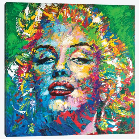 Marilyn Monroe VII Canvas Print #TKA53} by Tadaomi Kawasaki Canvas Artwork