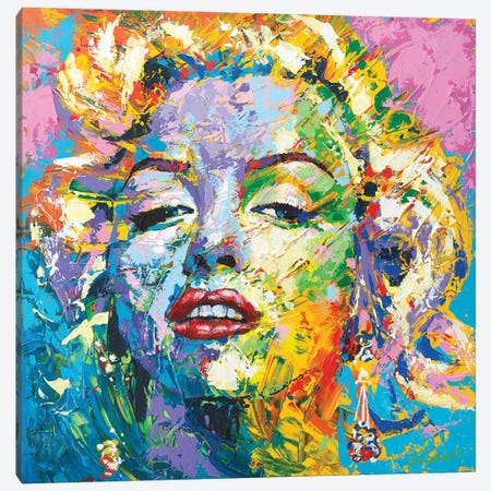 Marilyn Monroe VIII Canvas Print #TKA55} by Tadaomi Kawasaki Canvas Print