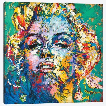 Marilyn Monroe IX Canvas Print #TKA56} by Tadaomi Kawasaki Canvas Print