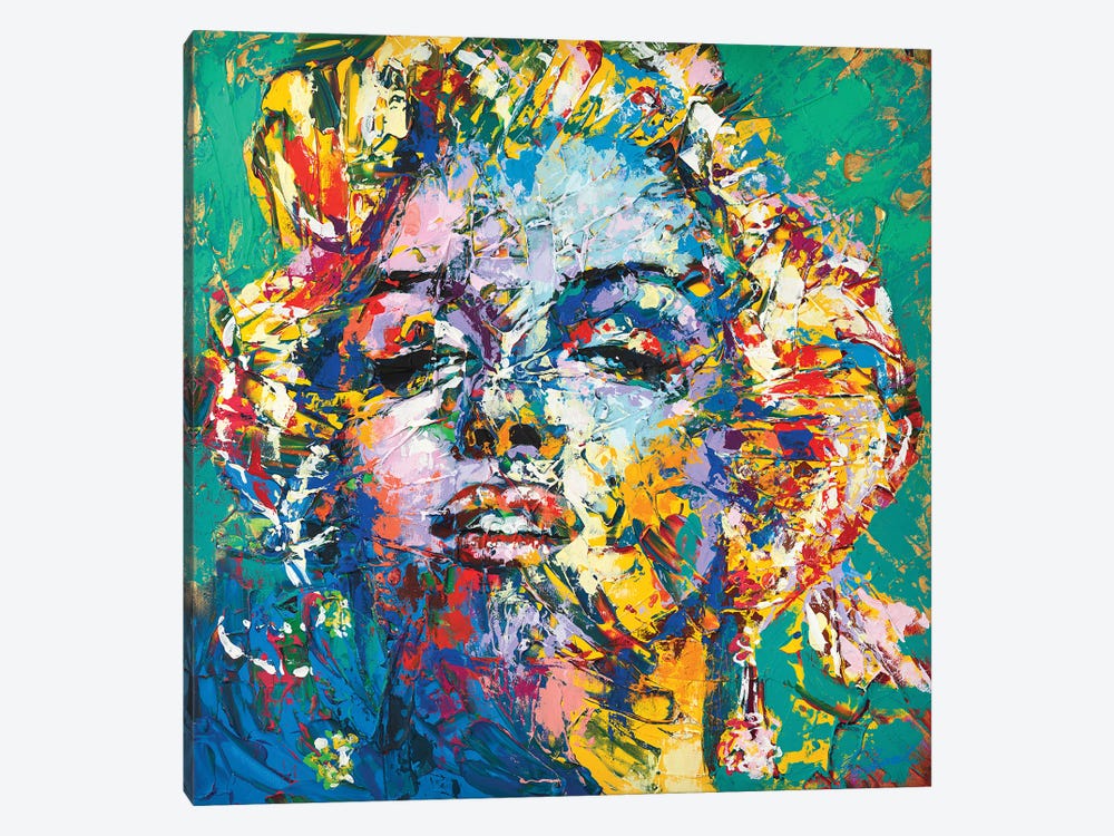 Marilyn Monroe IX by Tadaomi Kawasaki 1-piece Canvas Art Print