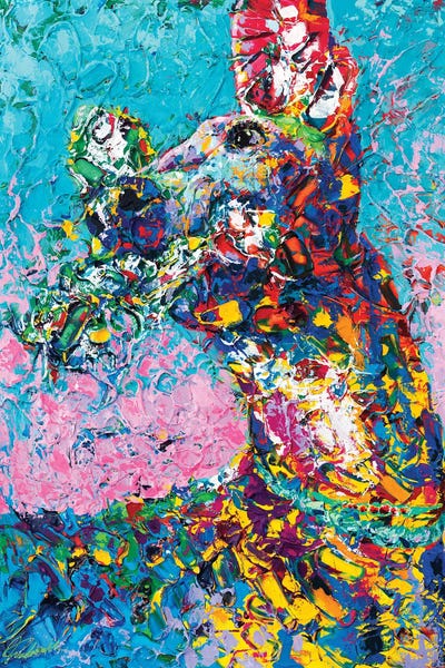 Italian Greyhounds: Fetch / Italian Greyhound Abstact Portrait by Tadaomi Kawasaki