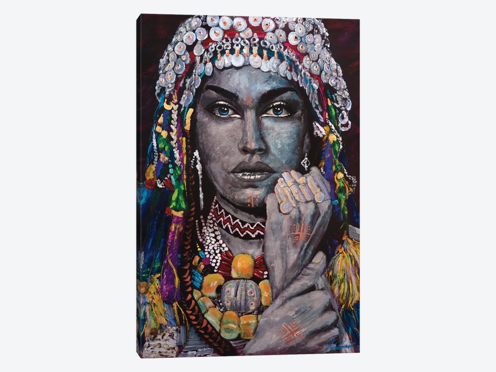 Berber - Amazigh Lady by Tadaomi Kawasaki 1-piece Canvas Print