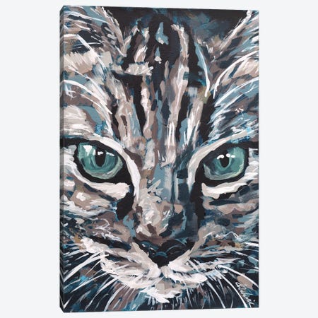 Cat I Canvas Print #TKA7} by Tadaomi Kawasaki Canvas Wall Art