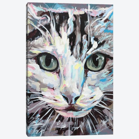 Cat II Canvas Print #TKA8} by Tadaomi Kawasaki Canvas Art Print