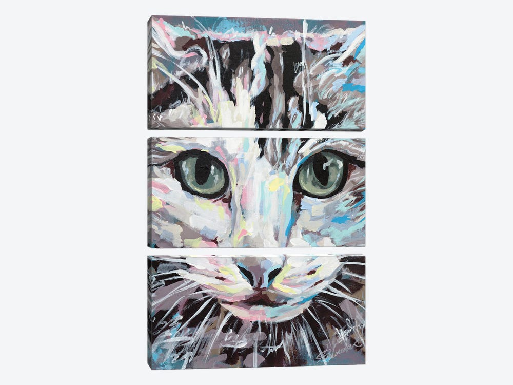 Cat II by Tadaomi Kawasaki 3-piece Art Print