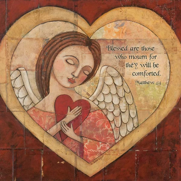 Bible Verses: He First Loved Us Mourn by Teresa Kogut