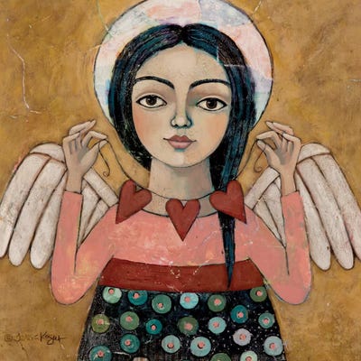 Heartstrings Divinity Calendar by Teresa Kogut canvas print