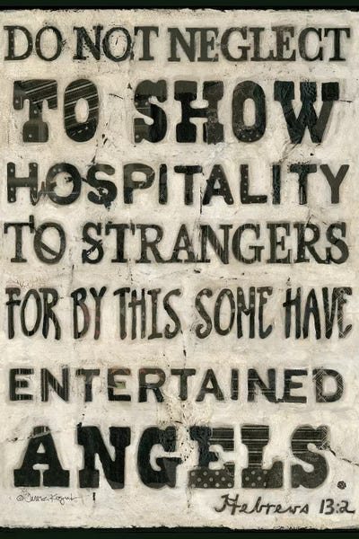 Hospitality by Teresa Kogut framed wall art
