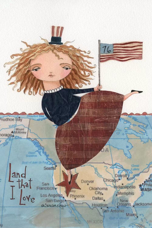 Land That I Love by Teresa Kogut wall art
