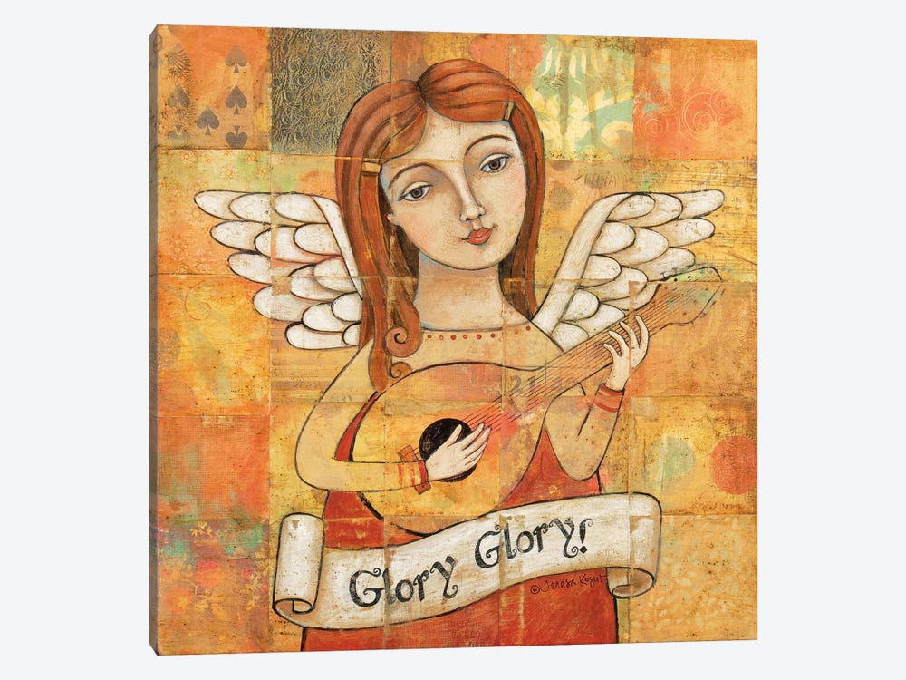 Angel With Guitar by Teresa Kogut 1-piece Art Print