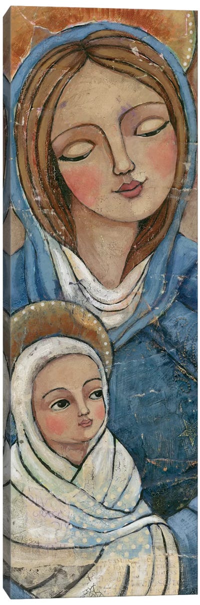 Mary Jesus Canvas Art Print - Religion & Spirituality Art