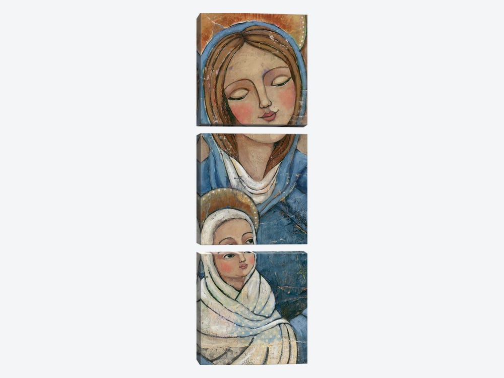 Mary Jesus by Teresa Kogut 3-piece Canvas Wall Art