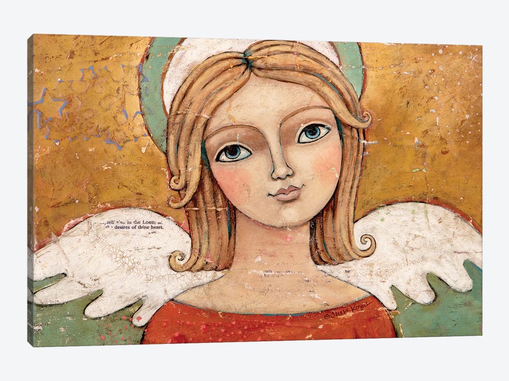 Mercy Peace & Love by Teresa Kogut 1-piece Canvas Print
