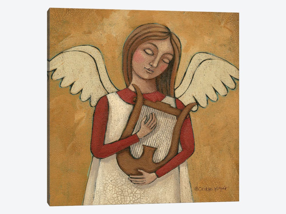 Praise With The Harp by Teresa Kogut 1-piece Art Print