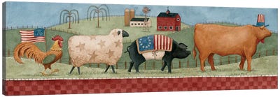 Pride Heartland Canvas Art Print - Sheep Art