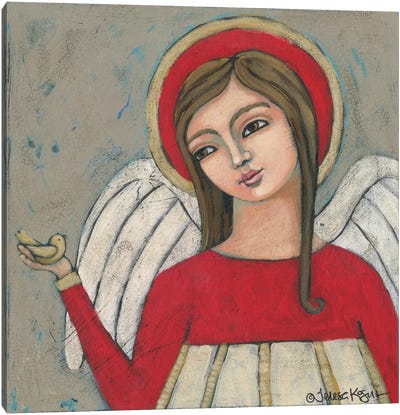 Protector Canvas Art Print - Angel Art