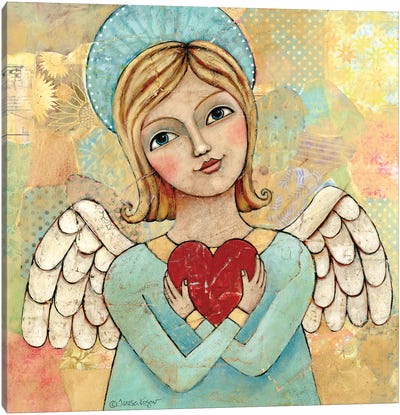 Pure Of Heart 2 Canvas Art Print - Teresa Kogut