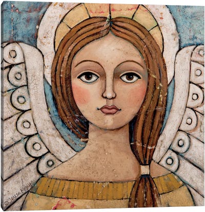 Solace Divinity Calendar Canvas Art Print - Christmas Angel Art
