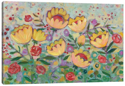 Springtime Garden Canvas Art Print - Teresa Kogut