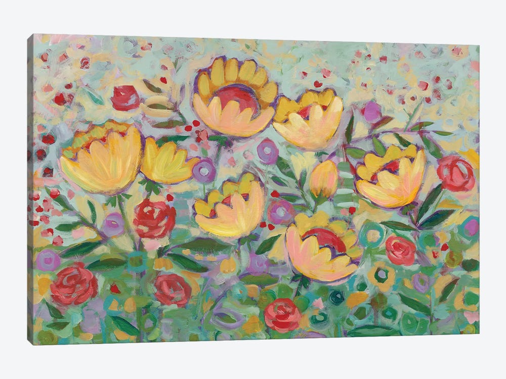 Springtime Garden by Teresa Kogut 1-piece Canvas Art