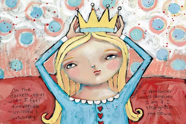 Crowns: Straighten Your Crown Blonde by Teresa Kogut