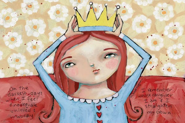 Crowns: Straighten Your Crown Redhead by Teresa Kogut