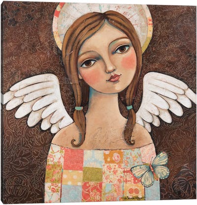 Sweetness With Butterflies Canvas Art Print - Teresa Kogut