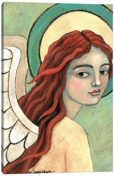 Tenderness Canvas Art Print - Angel Art