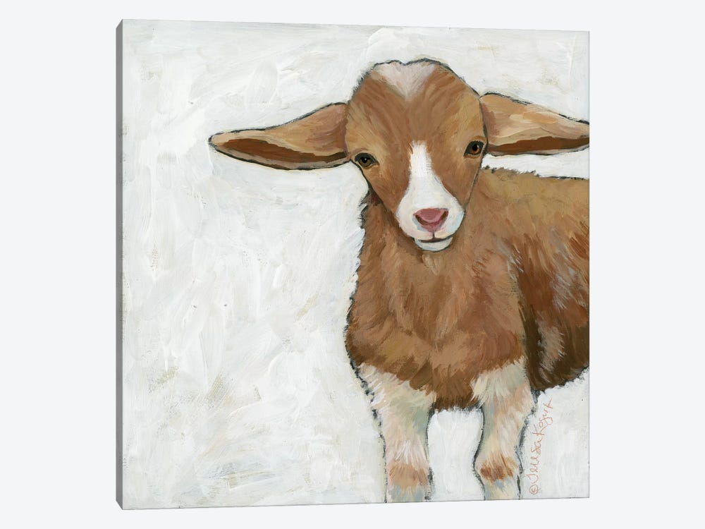 Tilly Goat by Teresa Kogut 1-piece Canvas Print