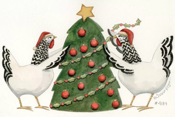 Teresa Kogut: Tree Trimmin' Chicks by Teresa Kogut