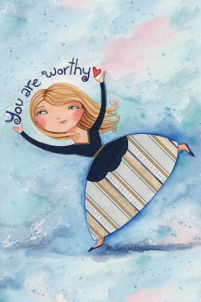 U R Worthy by Teresa Kogut canvas print