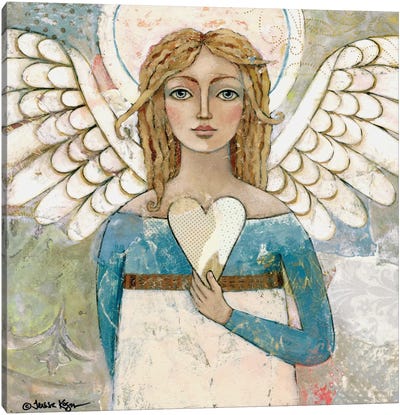 You Are Worthy Canvas Art Print - Angel Art