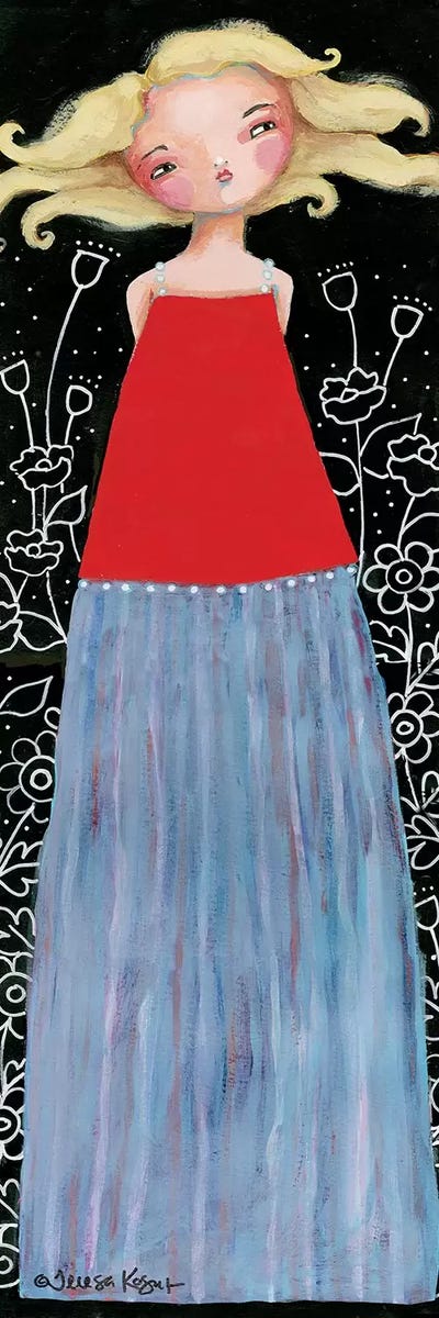 Blondie by Teresa Kogut multi panel art