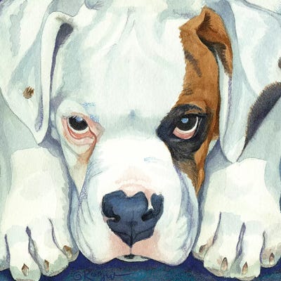 Buster As A Pup by Teresa Kogut canvas print