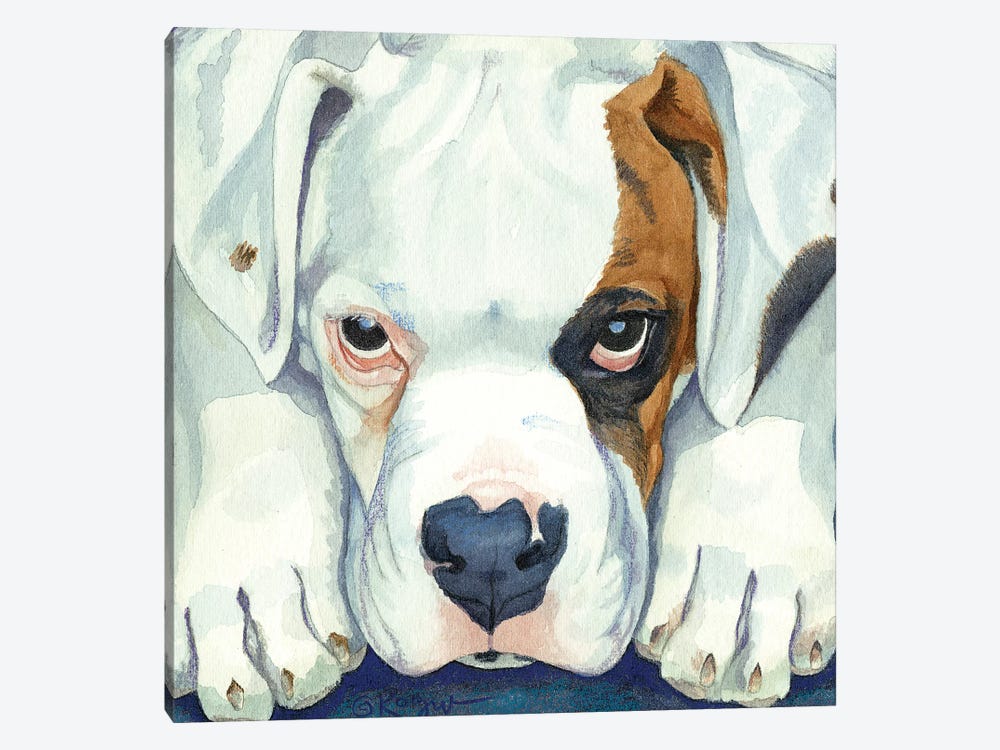 Buster As A Pup by Teresa Kogut 1-piece Canvas Wall Art