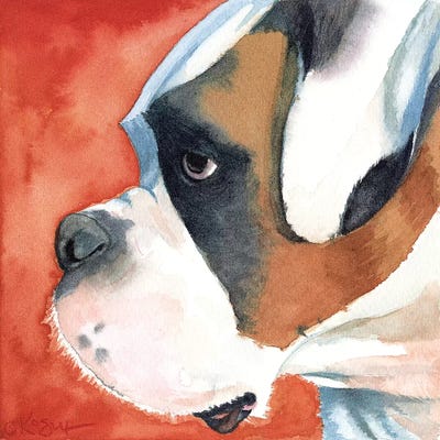 Buster Lookin North by Teresa Kogut art print