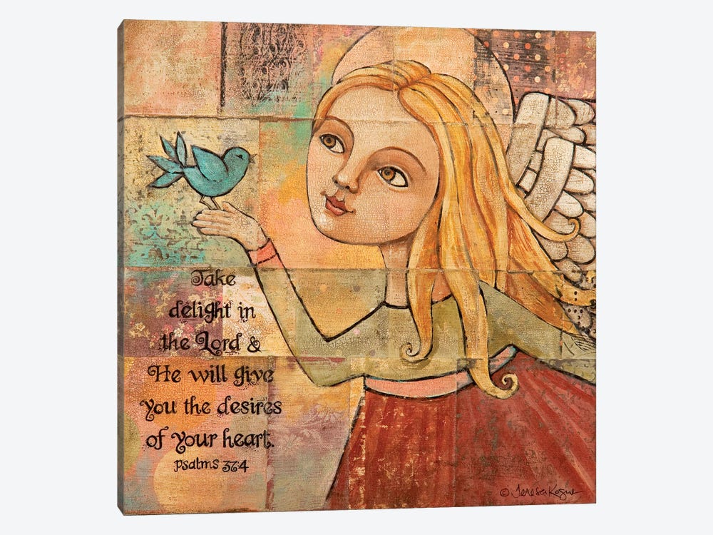Delight In The Lord by Teresa Kogut 1-piece Canvas Wall Art